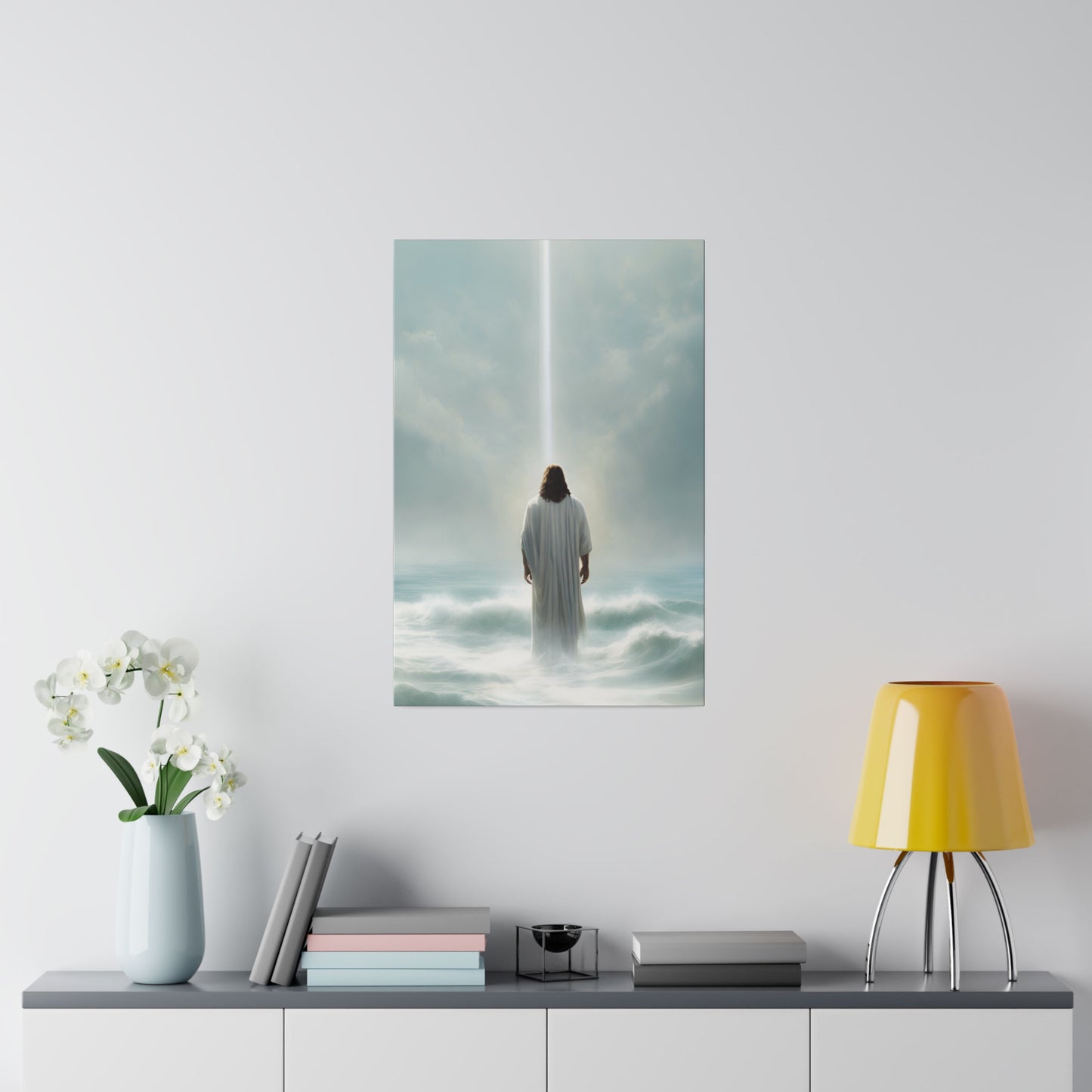 Jesus on water - Canvas