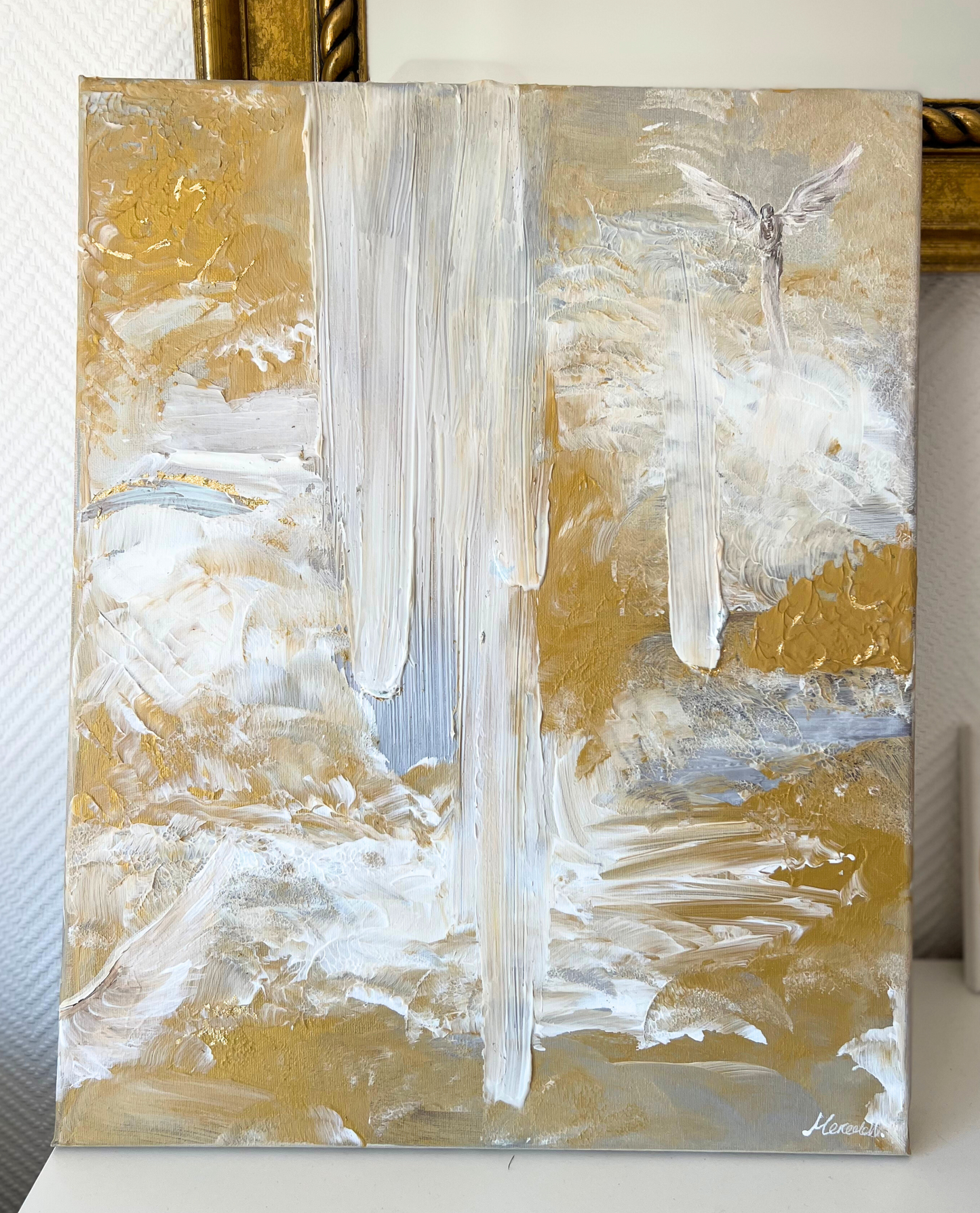 Angels are with you - Blessings - Original Acryl