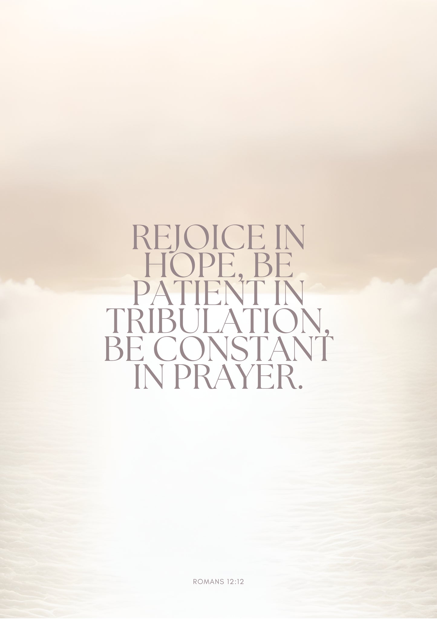 Constant Prayer - Romans_12:12