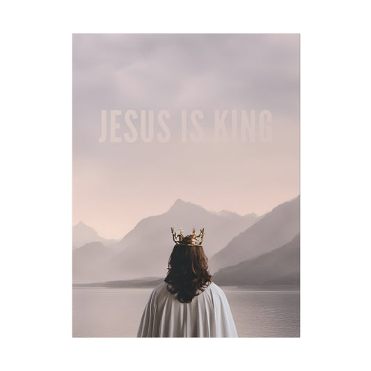 Jesus is King - Canvas