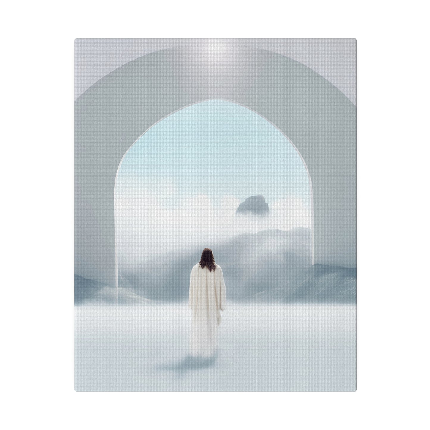 The Narrow Path with Jesus - Canvas