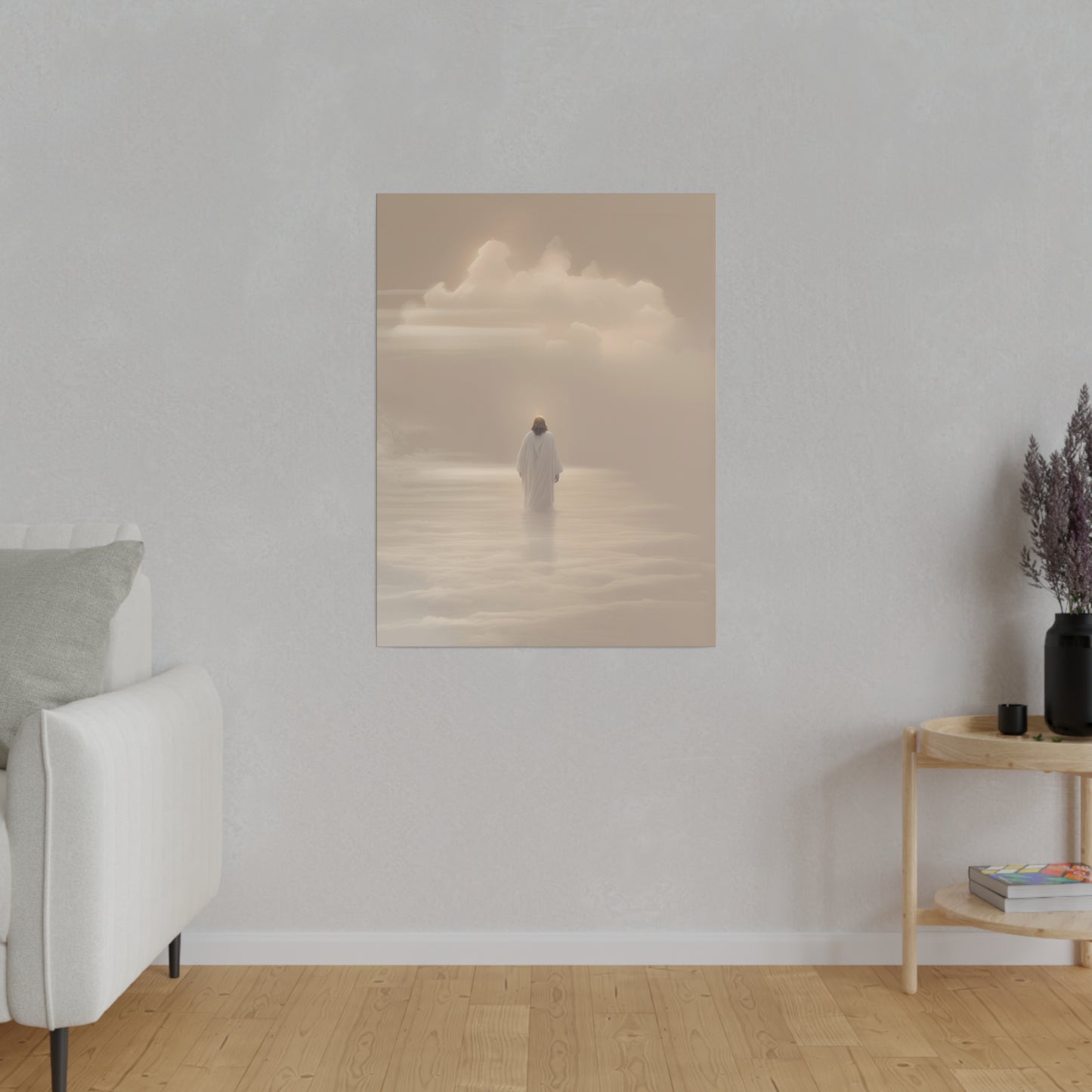 Jesus cloud sea - Canvas