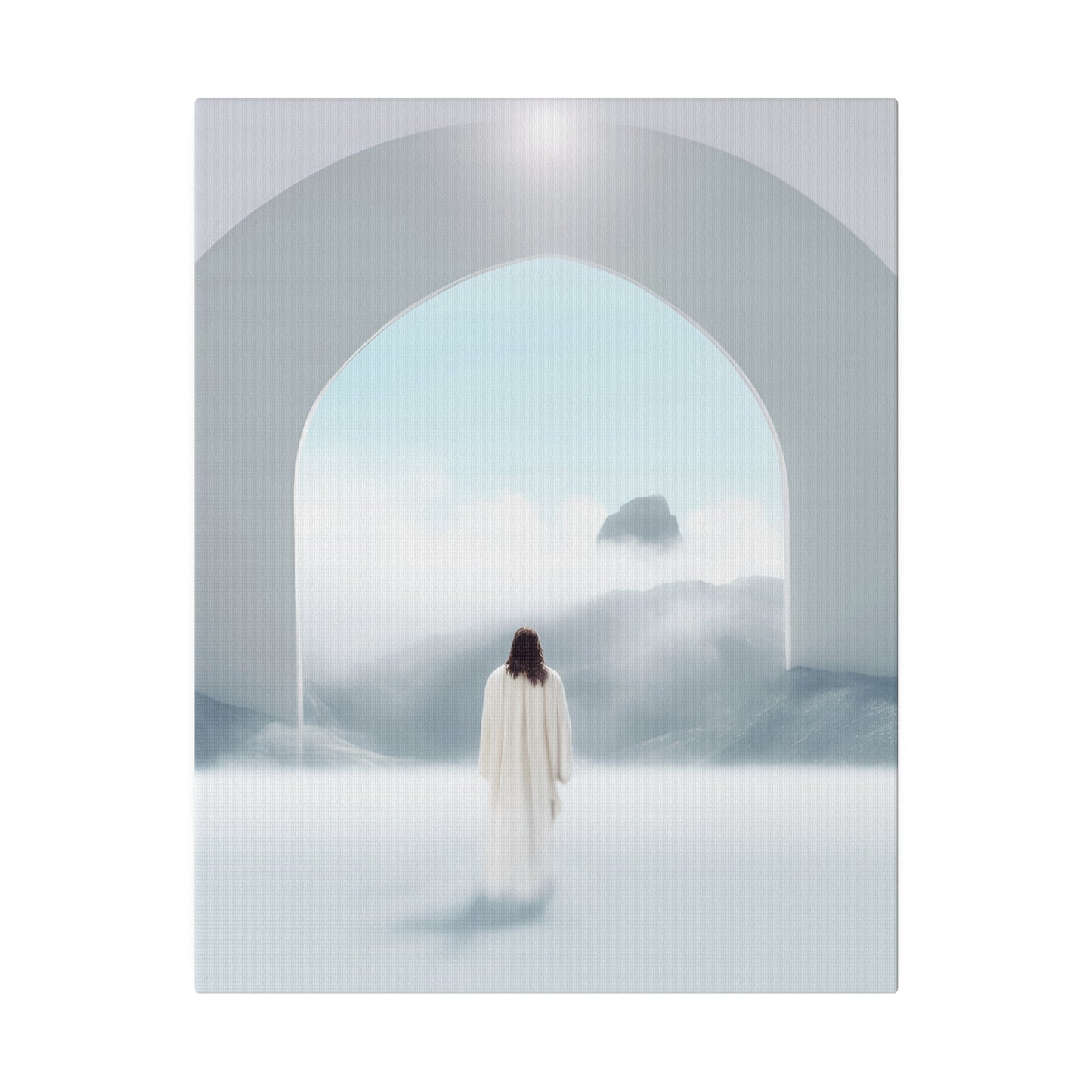 The Narrow Path with Jesus - Canvas