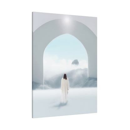 The Narrow Path with Jesus - Canvas