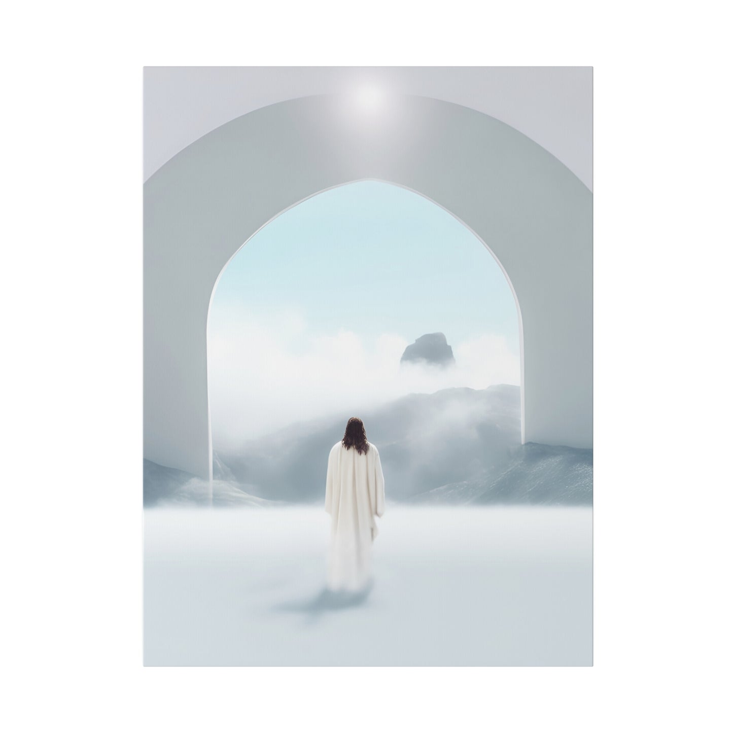 The Narrow Path with Jesus - Canvas