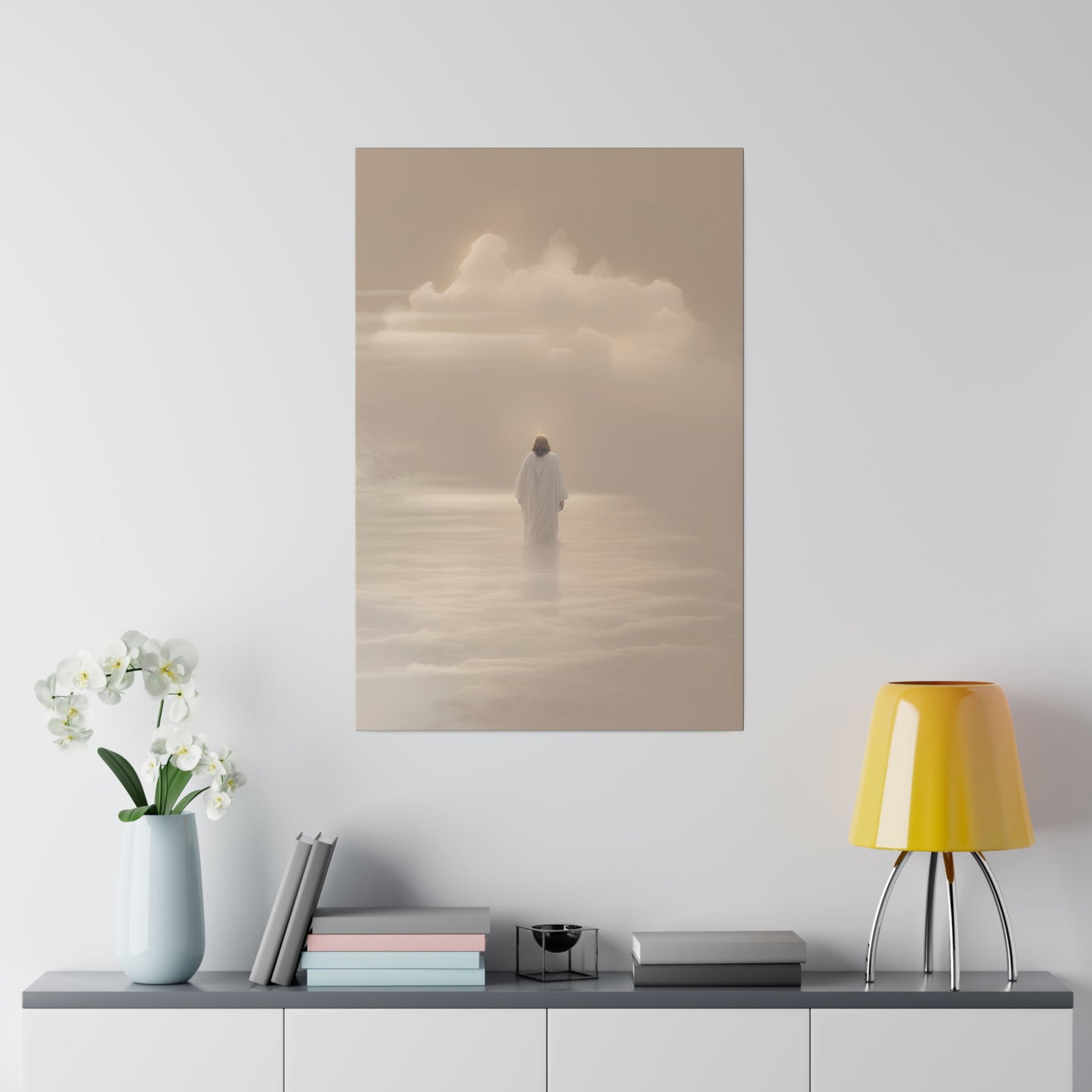 Jesus cloud sea - Canvas